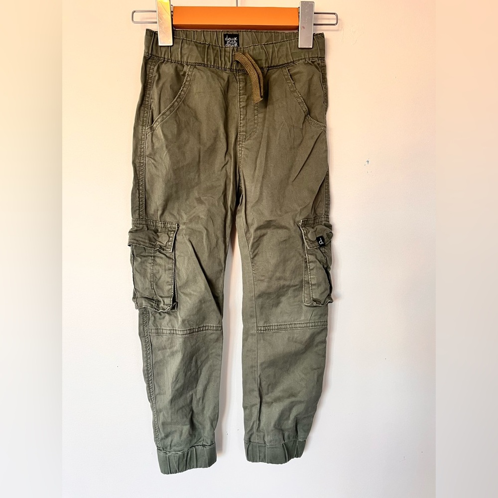 Deux par Deux Khaki Cargo Pants for Kids